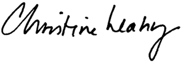 Christine A. Leahy Signature