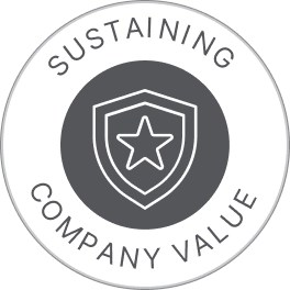 Sustaining Company Value Pillar Icon
